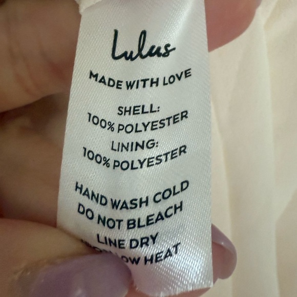 Lulu’s Absolutely Breathtaking Elegant cream Ivory Halter Maxi Dress‎ XS NWOT - Picture 6 of 11